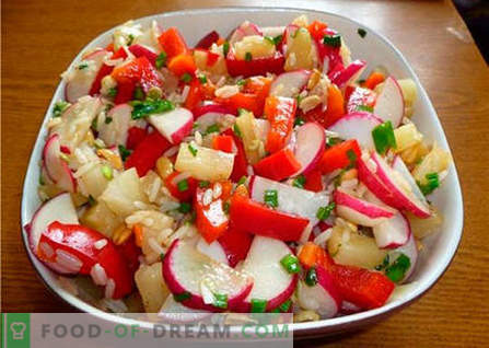 Salada Oriental - as melhores receitas. Como corretamente e saboroso cozinhar salada Oriental.