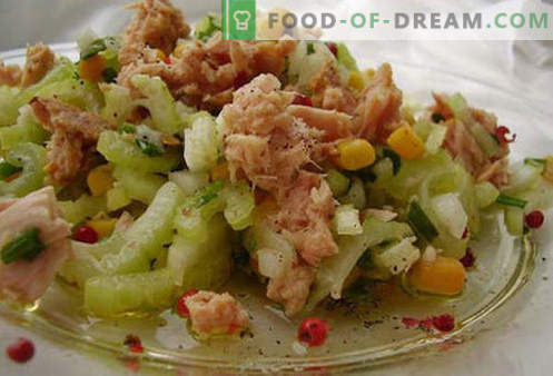 Salada de Atum Enlatada - Receitas Provadas. Como cozinhar uma salada de atum enlatado.