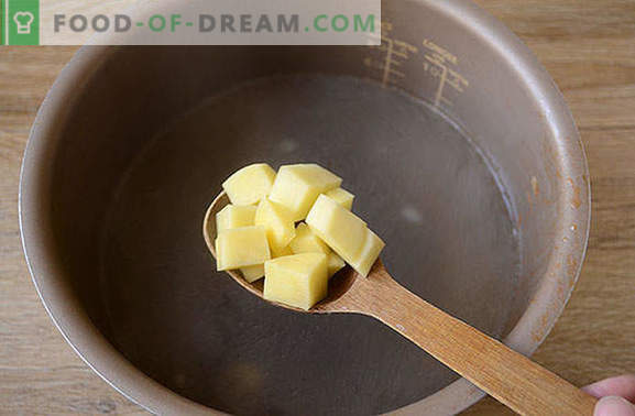 Sopa com repolho fresco em um fogão lento: rápido, fácil, saboroso! Receita fotográfica do autor passo-a-passo para cozinhar repolho de repolho fresco em um fogão lento