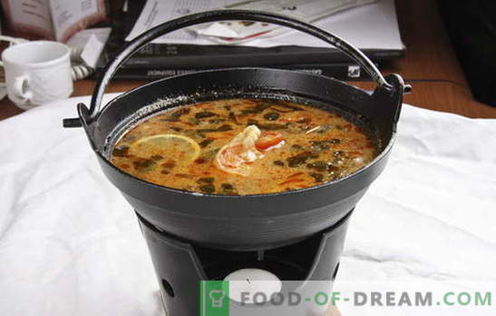 A sopa tailandesa é exótica na sua cozinha. Receitas para sopas tailandesas com carne, peixe, frango, marisco, legumes e cogumelos