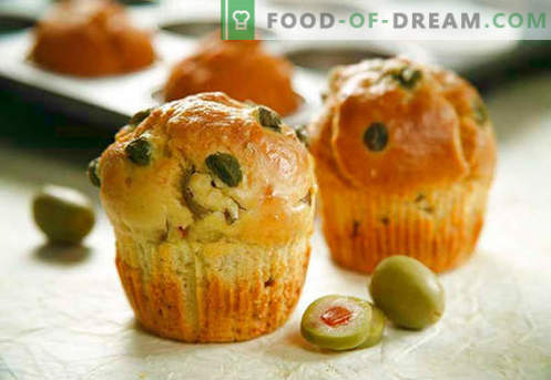 Muffins: chocolate, banana, queijo, kefir - as melhores receitas. Como assar bolos com recheios em casa.