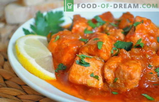 As receitas de frango com frango são as melhores receitas. Como cozinhar chakhokhbili de frango.