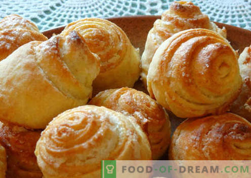 pães doces são as melhores receitas. Como corretamente e saboroso cozinhar pães doces em casa