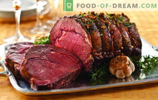 Deliciosos pratos de carne: mesa festiva gourmet. Ideias impecáveis ​​de pratos de carne quente para momentos especiais da vida