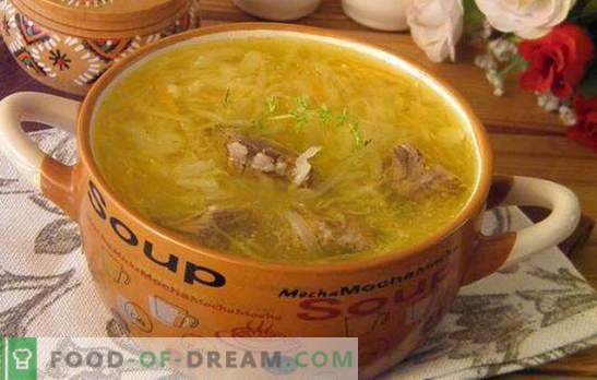 Sopa de repolho azedo: prepare a sopa mais deliciosa! Receitas, segredos e intricados de cozinhar repolho azedo repolho azedo
