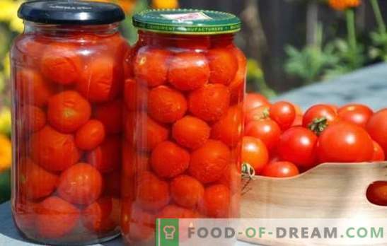 Colhemos tomates caseiros para o inverno. As melhores receitas para enlatamento de tomates caseiros para o inverno