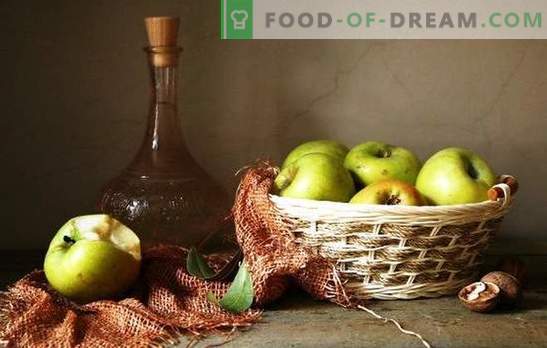 Temporada de maçã - fazemos um buquê de vinho de maçãs sem prensar. Tecnologia de vinho caseiro de maçãs sem suco - as vantagens e desvantagens de fazer vinho a partir de polpa de maçã