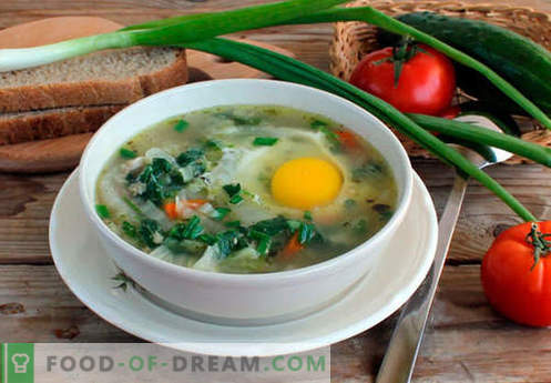 Sopa de urtiga - Receitas comprovadas. Como corretamente e saborosa sopa cozida de urtiga.