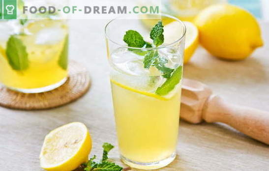 Bebida de limão - energia e vitaminas em um copo. Receitas de bebida de limão: limonada legal ou bebida quente