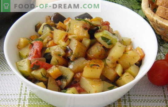 Ensopado de legumes com abobrinha e batatas é o favorito do cardápio de verão. Receita de ensopado de legumes com abobrinha e batatas: esforço mínimo