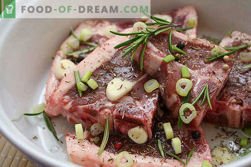 Marinadas de carne - as melhores receitas. Como corretamente e saboroso cozinhar marinada para carne.