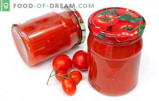 Tomate em pasta de tomate - receitas interessantes para uma preparação interessante. Como cozinhar deliciosos tomates em pasta de tomate