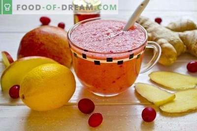 Fruit Cranberry Smoothie - Vitamin Cocktail