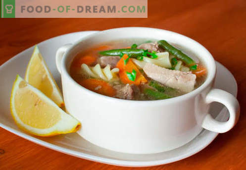 Sopa de pavo - Recetas probadas. Cómo cocinar adecuadamente y sabrosa sopa de pavo.