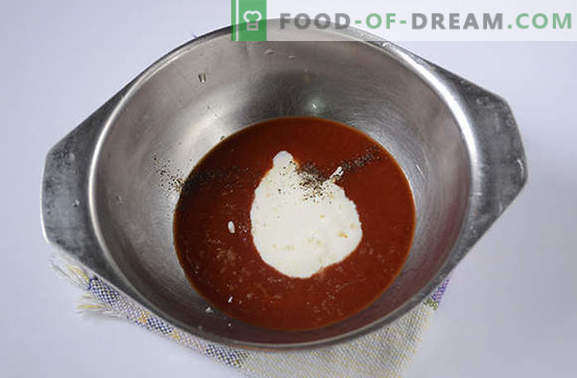 Almôndegas com molho cremoso de tomate e leite em fogo lento - nada frito! Receita fotográfica passo a passo para almôndegas em um fogão lento feito de carne picada com arroz