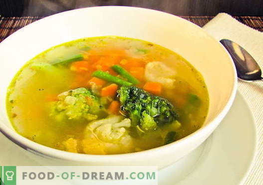 Zuppa di cavolfiore - le migliori ricette. Come cucinare correttamente e gustoso zuppa di cavolfiore.