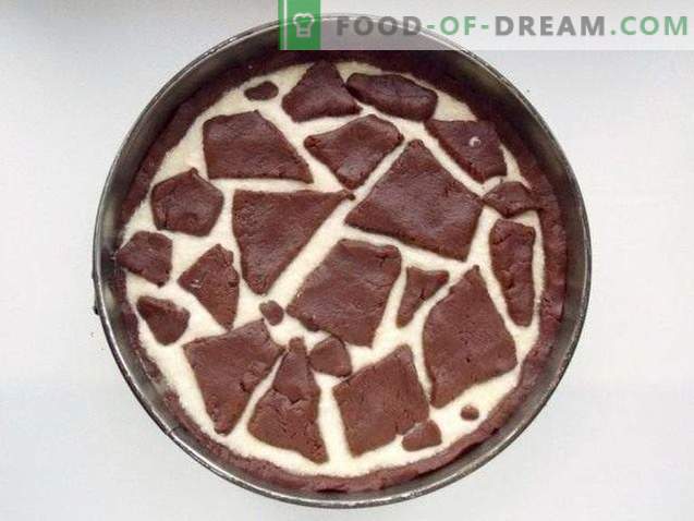 Cheesecake de Girafa e Bolo de Chocolate