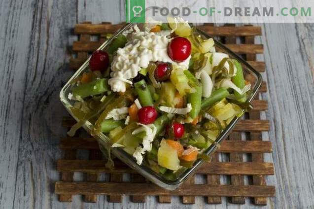 Salada de Algas com Feijão Verde e Cranberries