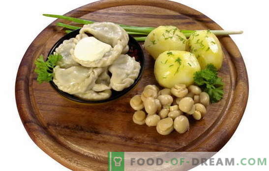 Knödel mit Kartoffeln und Champignons - und kein Fleisch! Eine Auswahl der verführerischsten Rezepte der Knödel mit Kartoffeln und Champignons