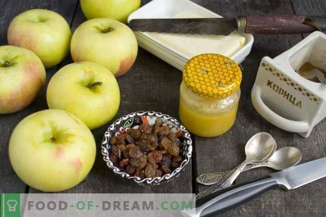 Bratäpfel mit Honig und Trockenfrüchten