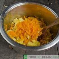 Läckra vegetarisk soppa med pumpa för fasta dagar