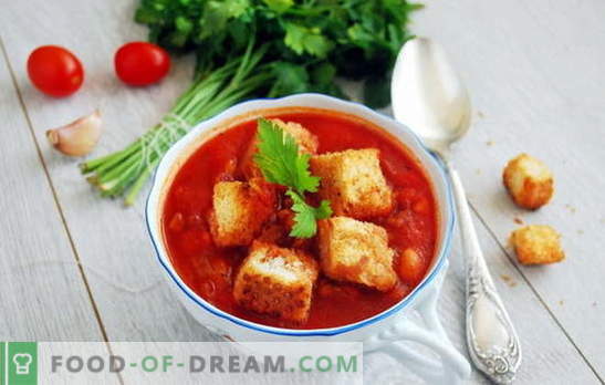 Sopa com pasta de tomate - Olá, Itália! 8 receitas de deliciosas sopas com pasta de tomate: com arroz, macarrão, legumes, almôndegas