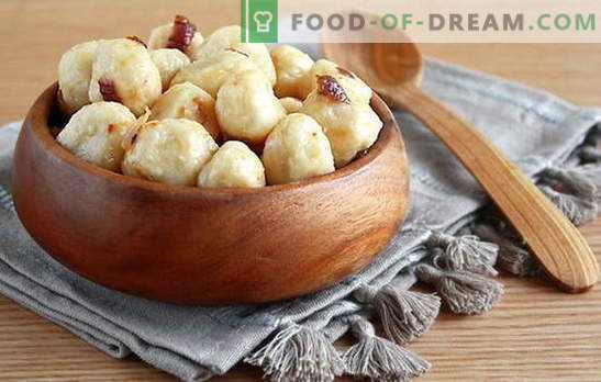 Bolinhos preguiçosos com batatas: ingredientes básicos, princípios de cozimento. Receitas deliciosas bolinhos preguiçosos com batatas