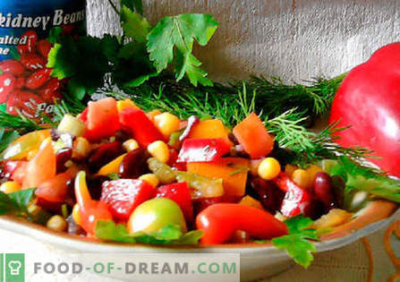 Salada mexicana - as melhores receitas. Como corretamente e saboroso cozinhar salada mexicana.
