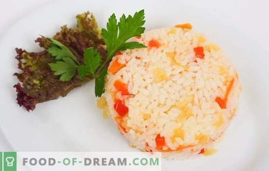 Arroz com cenoura e cebola é um prato útil. Receitas de arroz com cenouras e cebolas no forno, multicozinha ou no fogão