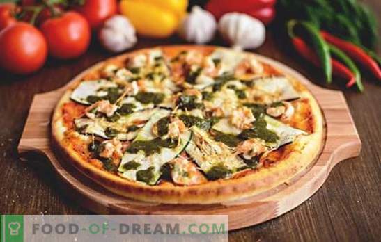 Pizza de berinjela - não importa como você cozinha, sempre um pouco! Receitas para pizza com berinjela e queijo, tomate, cogumelos, salsicha