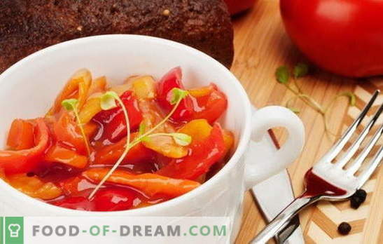 Cozinhando o lecho com pasta de tomate: simples ou elegante? As melhores opções, receitas passo-a-passo para lecho de pasta de tomate e legumes