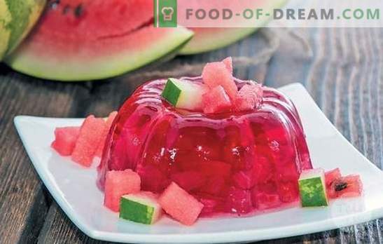Refrescante geléia de melancia - uma seleção de sobremesas leves para crianças e adultos. Como fazer uma geléia de melancia para o feriado e se preparar para o inverno