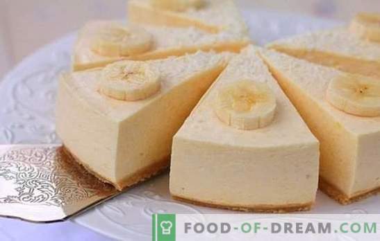 Suflê de banana - uma sobremesa turva com um aroma mágico! Receitas simples para soufflé de banana com queijo cottage, semolina, chocolate