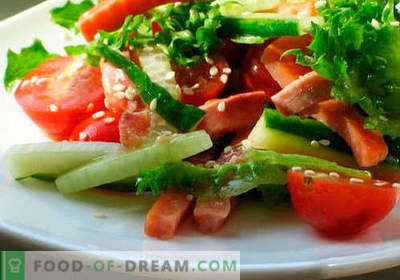 Saladas com óleo vegetal - as cinco melhores receitas. Como preparar corretamente e deliciosamente saladas com óleo vegetal.
