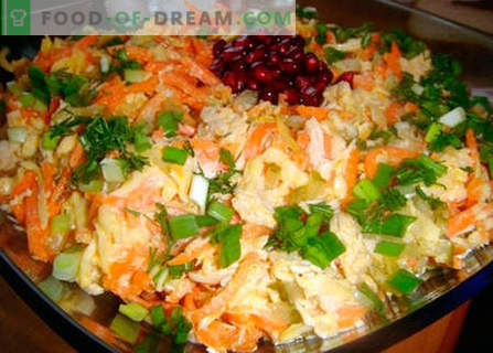 Salātu gailenis - labākās receptes. Kā pareizi un garšīgi pagatavot salātus 