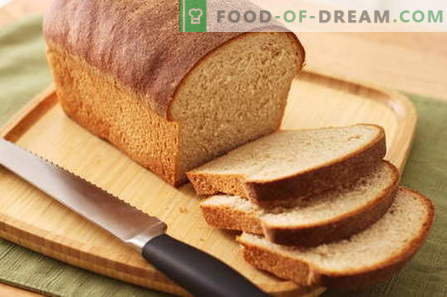 Pão em um fabricante de pão - as melhores receitas. Como assar pão em casa.