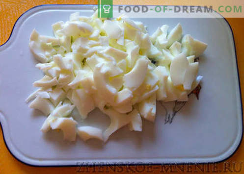 Salada de abacaxi - uma receita com fotos e descrição passo a passo