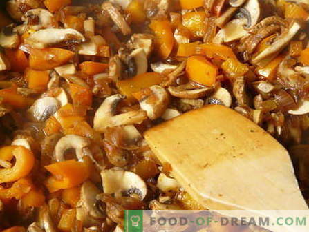 Cogumelos cozidos - as melhores receitas. Como cozinhar cogumelos cozidos e saborosos.