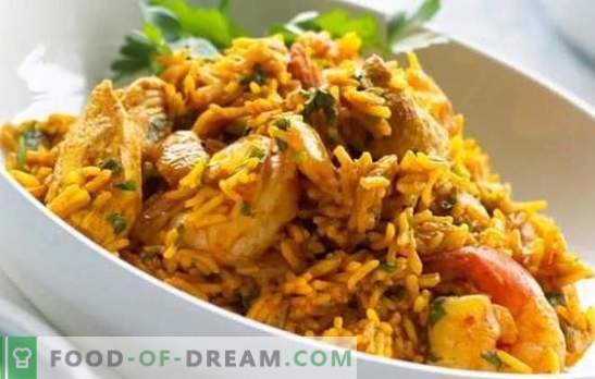 Chicken Pilaf: Uma receita passo-a-passo para um popular prato uzbeque. Receitas pilaf com frango, legumes e frutas secas