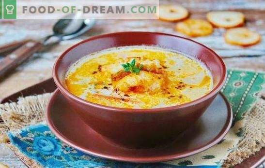 Sopa de bacalhau é um primeiro prato perfumado. Como preparar uma deliciosa sopa de bacalhau: receitas com queijo, arroz, milho, creme, bacon