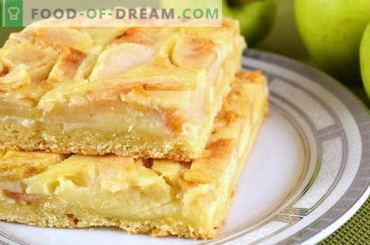 Torta de Maçã - as melhores receitas. Como corretamente e saboroso para cozinhar torta de maçã.