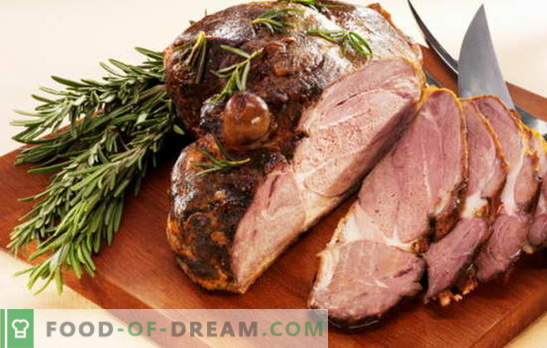 Carne assada por uma peça - as seis melhores receitas. Receitas de carne assada em papel alumínio, manga, massa, em um fogão lento