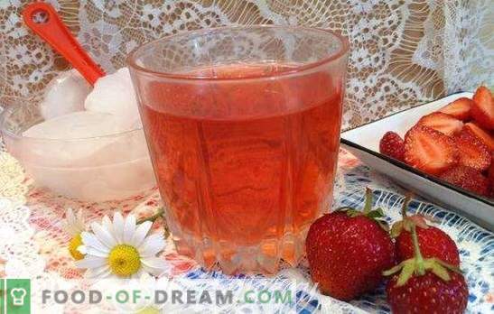 Strawberry compote - рецепти за масата и за зимата. С мента и ванилия, с череша и портокал: най-добрите ягодови компоти