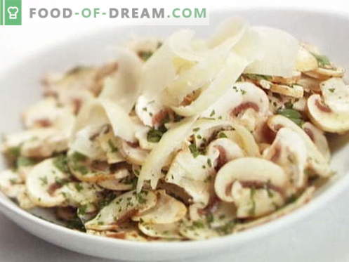 Champignons - as melhores receitas. Como cozinhar cogumelos e saboroso.