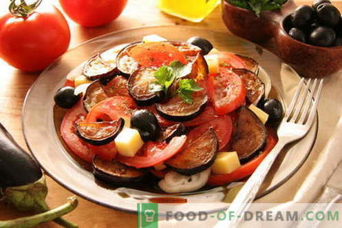 Berinjela com tomate - as melhores receitas. Como corretamente e saboroso cozinhar berinjelas com tomate.
