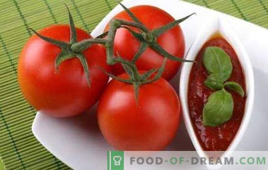 Cozinhando o molho quente n ° 1 - um tomate leve do inverno. As receitas mais famosas de tomates do inverno