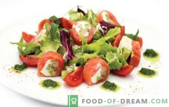 Salada com tomates defumados - aperitivo com fumaça! Receitas para deliciosas saladas com tomates defumados para todas as ocasiões