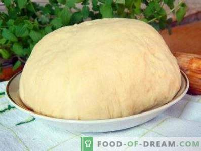 Dough for yeast rolls with milk