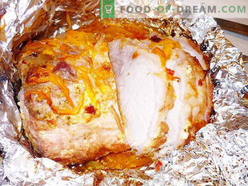 Carne de porco assada no forno - as melhores receitas. Como corretamente e saboroso cozinhar carne de porco no forno.